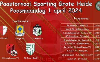 Paastornooi U15 gewestelijk